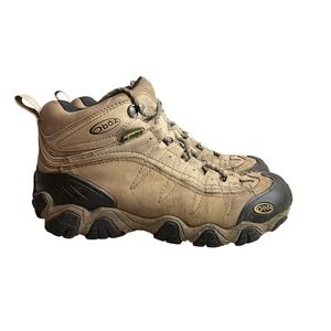 Oboz‎ Footwear Yellowstone B-Dry Leather Lace Up Waterproof Hiking Boots Size 8